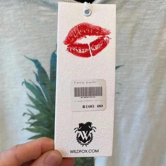 Wildfox Pineapple Long Sleeve in Chapstick - Picture 6 of 11